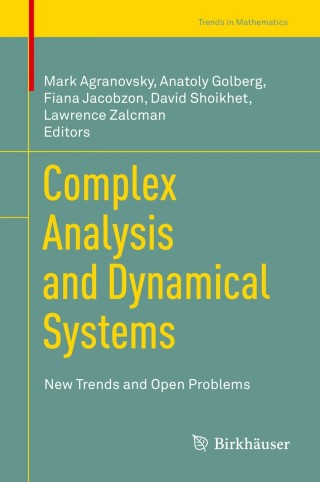 Imagen de portada: Complex Analysis and Dynamical Systems 9783319701530