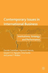 Cover image: Contemporary Issues in International Business 9783319702193