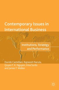 Imagen de portada: Contemporary Issues in International Business 9783319702193