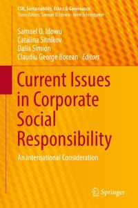 Cover image: Current Issues in Corporate Social Responsibility 9783319704487