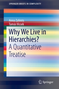 Imagen de portada: Why We Live in Hierarchies? 9783319704814