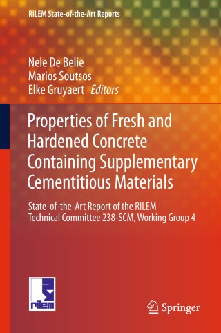 Cover image: Properties of Fresh and Hardened Concrete Containing Supplementary Cementitious Materials 9783319706054