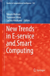 Imagen de portada: New Trends in E-service and Smart Computing 9783319706344