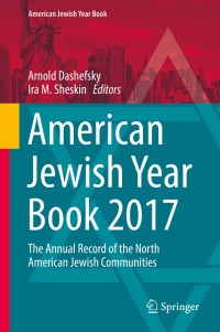 Imagen de portada: American Jewish Year Book 2017 9783319706627