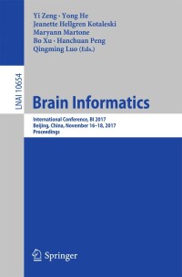 Cover image: Brain Informatics 9783319707716