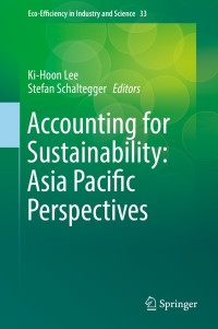 Cover image: Accounting for Sustainability: Asia Pacific Perspectives 9783319708980