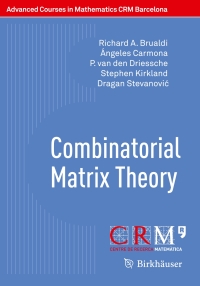 صورة الغلاف: Combinatorial Matrix Theory 9783319709529
