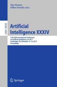 Cover image: Artificial Intelligence XXXIV 9783319710778