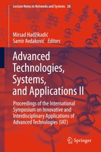 Cover image: Advanced Technologies, Systems, and Applications II 9783319713205