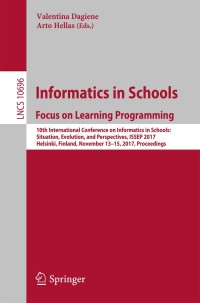 Cover image: Informatics in Schools: Focus on Learning Programming 9783319714820