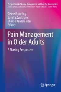 Cover image: Pain Management in Older Adults 9783319716930