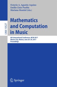 Cover image: Mathematics and Computation in Music 9783319718262