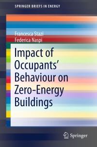 Omslagafbeelding: Impact of Occupants' Behaviour on Zero-Energy Buildings 9783319718668