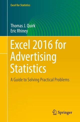 Immagine di copertina: Excel 2016 for Advertising Statistics 9783319721033