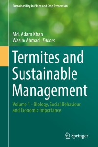 Cover image: Termites and Sustainable Management 9783319721095