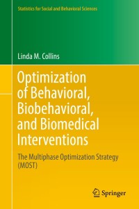 Cover image: Optimization of Behavioral, Biobehavioral, and Biomedical Interventions 9783319722054
