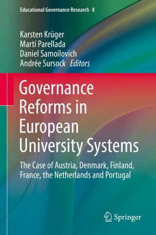 Cover image: Governance Reforms in European University Systems 9783319722115
