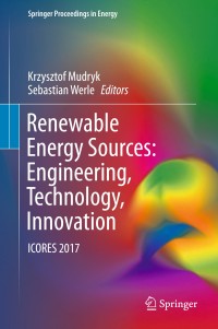 Cover image: Renewable Energy Sources: Engineering, Technology, Innovation 9783319723709