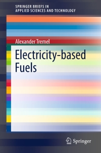 Cover image: Electricity-based Fuels 9783319724584