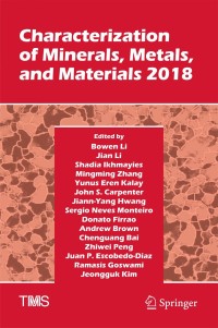 Cover image: Characterization of Minerals, Metals, and Materials 2018 9783319724836