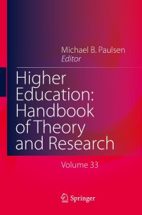 Cover image: Higher Education: Handbook of Theory and Research 9783319724898