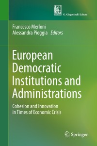 Cover image: European Democratic Institutions and Administrations 9783319724928