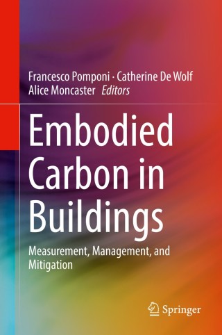 Cover image: Embodied Carbon in Buildings 9783319727950