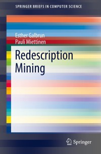 Imagen de portada: Redescription Mining 9783319728889