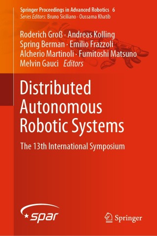 Imagen de portada: Distributed Autonomous Robotic Systems 9783319730066