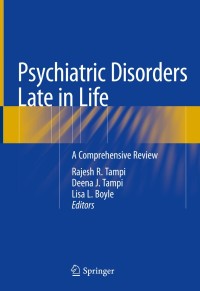 Cover image: Psychiatric Disorders Late in Life 9783319730769