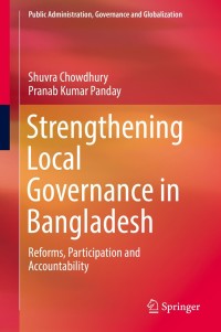 Cover image: Strengthening Local Governance in Bangladesh 9783319732831