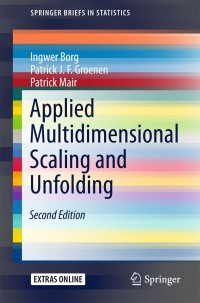 Imagen de portada: Applied Multidimensional Scaling and Unfolding 2nd edition 9783319734705