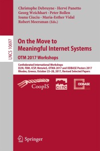 Cover image: On the Move to Meaningful Internet Systems. OTM 2017 Workshops 9783319738048