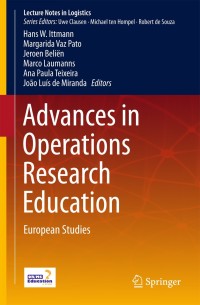 Imagen de portada: Advances in Operations Research Education 9783319741031