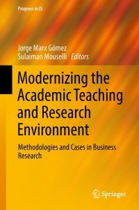 Cover image: Modernizing the Academic Teaching and Research Environment 9783319741727