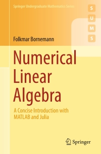 Cover image: Numerical Linear Algebra 9783319742212