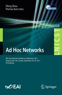 Cover image: Ad Hoc Networks 9783319744384