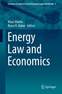 Cover image: Energy Law and Economics 9783319746357