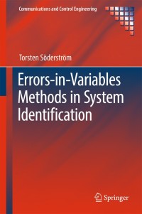 Cover image: Errors-in-Variables Methods in System Identification 9783319750002