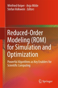 Cover image: Reduced-Order Modeling (ROM) for Simulation and Optimization 9783319753188