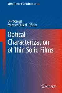 Immagine di copertina: Optical Characterization of Thin Solid Films 9783319753249