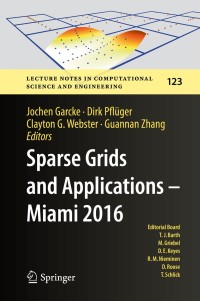 صورة الغلاف: Sparse Grids and Applications - Miami 2016 9783319754253