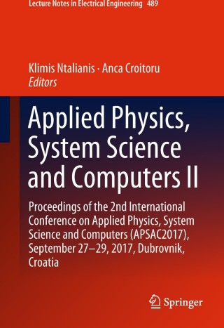 Cover image: Applied Physics, System Science and Computers II 9783319756042