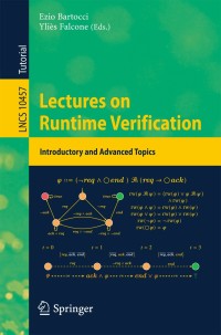 Imagen de portada: Lectures on Runtime Verification 9783319756318