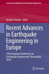Cover image: Recent Advances in Earthquake Engineering in Europe 9783319757407
