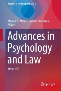 Cover image: Advances in Psychology and Law 9783319758589