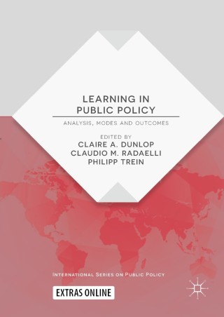 表紙画像: Learning in Public Policy 9783319762098