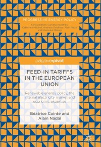 Cover image: Feed-in tariffs in the European Union 9783319763200