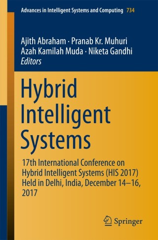Cover image: Hybrid Intelligent Systems 9783319763507