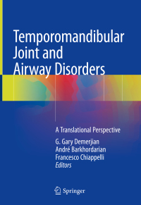 صورة الغلاف: Temporomandibular Joint and Airway Disorders 9783319763651